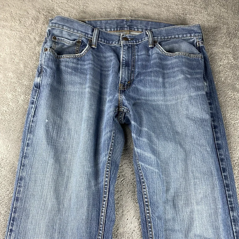 Levis 559 Relaxed Straight Fit Jeans Mens 38x32 Blue Medium‎ Wash Mid Rise